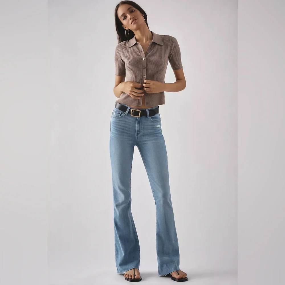PAIGE Laurel Canyon High-Rise Boot Jeans - Picture 2 of 14